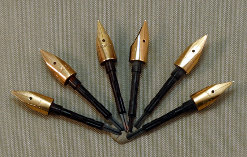 new old stock parker 75 fountain pen nibs
